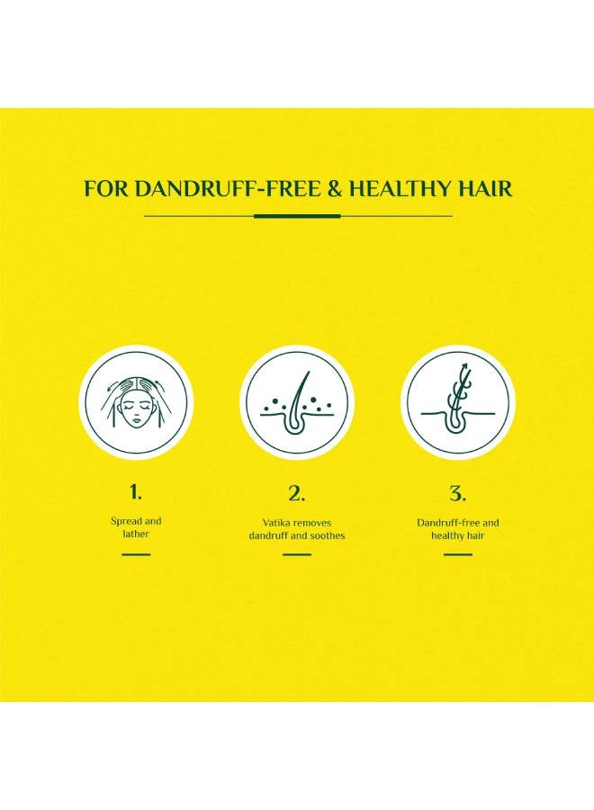 Dabur Vatika Naturals Dandruff Guard Shampoo Lemon & Yoghurt | with Natural Extracts Removes Dandruff From First Wash 360.0ml - Image 4