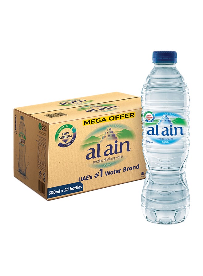 Al Ain Bottled Water Bottle 500ml Pack of 24