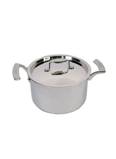 Balzano Venice Stainless Steel Sauce Pot With Lid Steel 20 Centimeter Steel 20 Centimeter  - Image 1