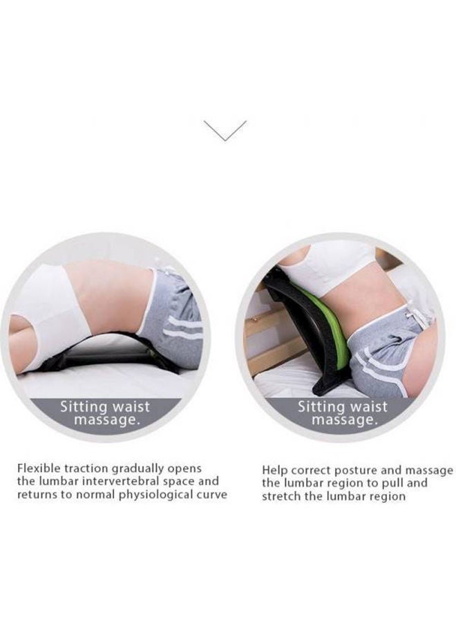Body Lumbar Support Spine Massager Multicolor - Image 3