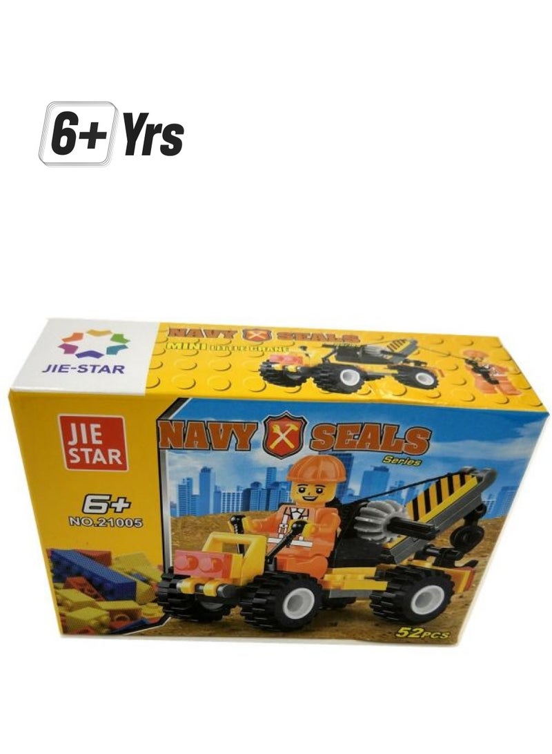 JIE STAR N-21005 52-Piece Navy Seals Building Set 52 6+ Years - Image 1