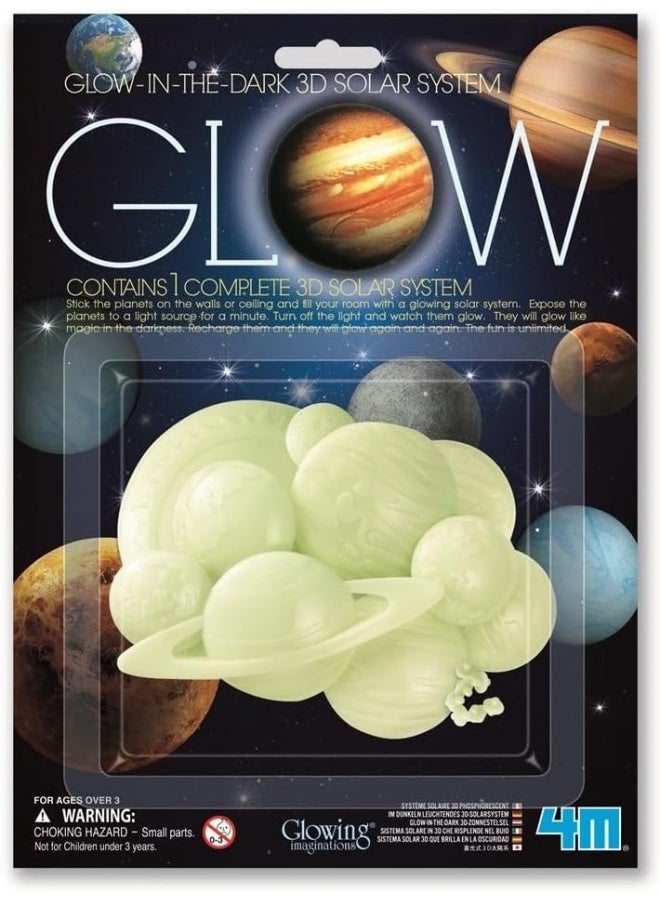 4m - Glow 3D Solar System Stickers - Image 1