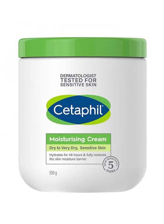 Cetaphil Moisturising Cream For Dry To Very Dry And Sensitive Skin White 550grams - Image 1
