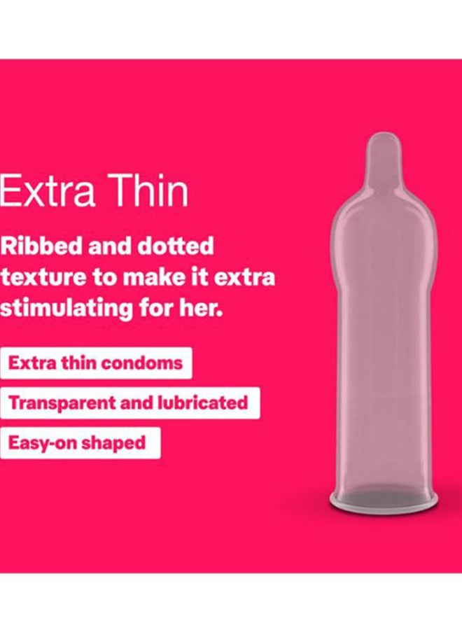 Durex Pack Of 3 Extra Thin Condom  - Image 4