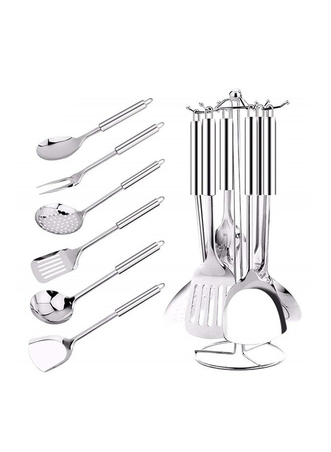 7-Piece Kitchen Utensil Silver 15 x 10 x 17 centimeter Silver 15 x 10 x 17cm - pnsku/N23416292A/45/_/1739788902/a6e5c85d-2d33-4722-a2e4-09b275bc1f66