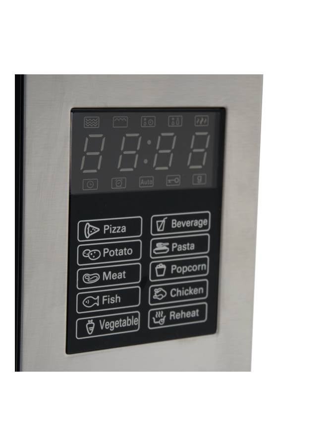 تورنيدو - ميكروويف شواية 25 لتر 10 قوائم 25 L 900 W MOM-C25BBE-S أسود/ فضي - Image 1