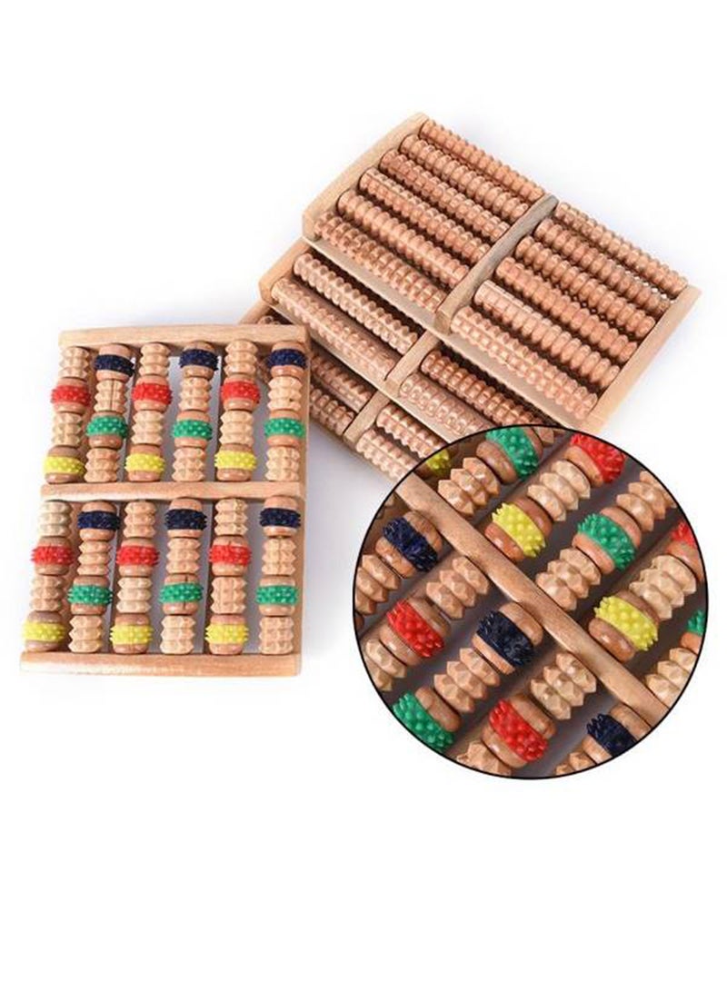 Wooden Roller Foot Acupressure Massager