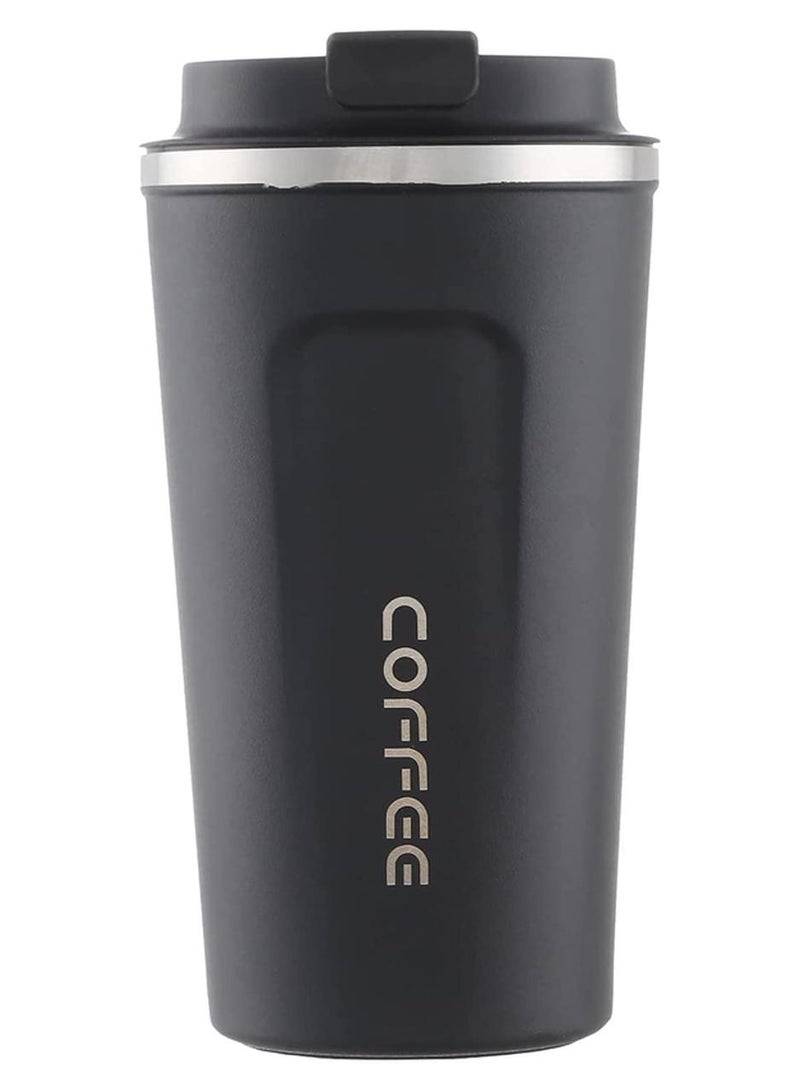 فوبيري كوب قهوة بجدار مزدوج ومعزول بالتفريغ أسود 510ملليلتر - Image 1