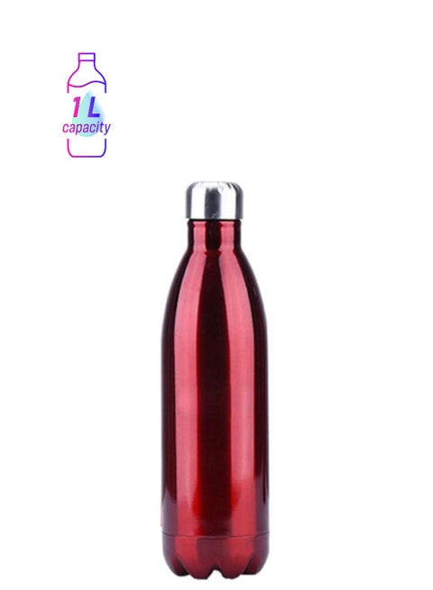 Double Wall Vacuum Insulated Water Bottle Multicolour 12.8x3.5inch