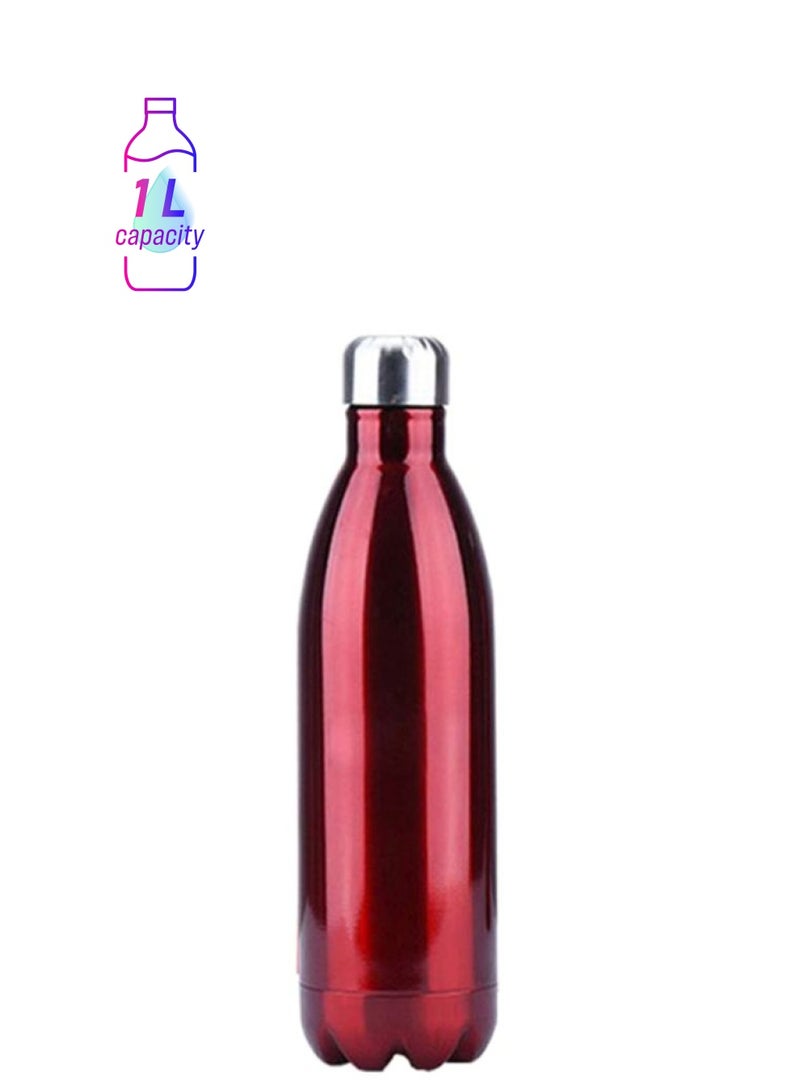 Voberry Double Wall Vacuum Insulated Water Bottle Multicolour 12.8x3.5inch - Image 1