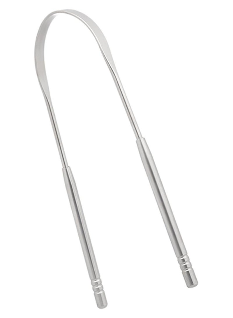 فرشاة تنظيف اللسان للعناية بالفم والأسنان فضي 0.028كيلوجرام - Image 1