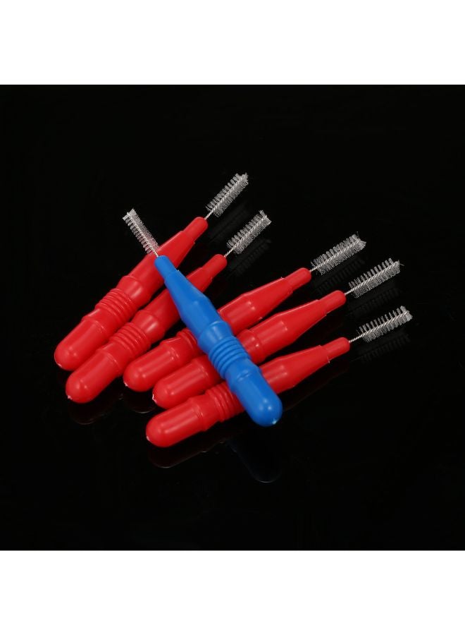 طقم مكون من 30 قطعة فرش للتنظيف ما بين الأسنان أحمر/أزرق 0.046كيلوجرام - Image 3