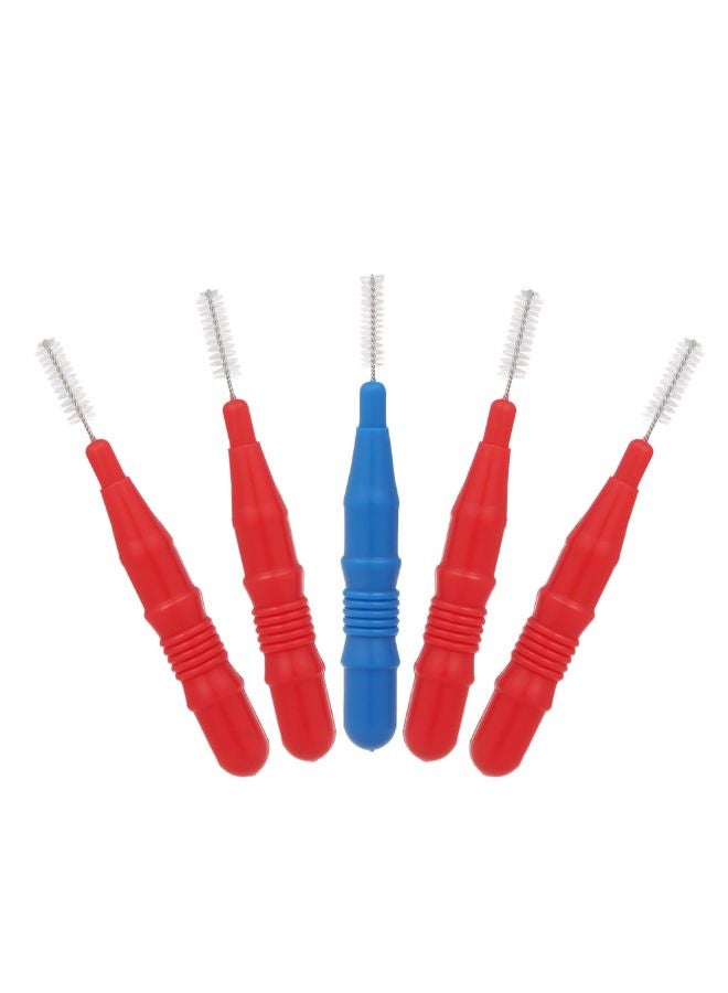 طقم مكون من 30 قطعة فرش للتنظيف ما بين الأسنان أحمر/أزرق 0.046كيلوجرام - Image 2