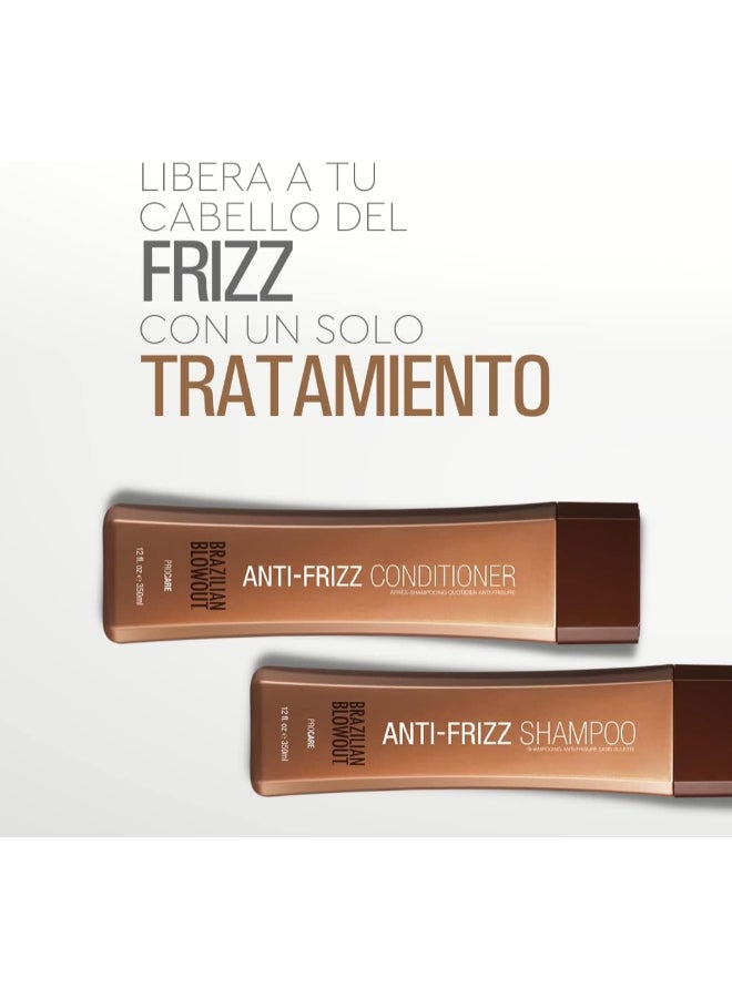 Brazilian Blowout 2-Piece Anti-Frizz Shampoo And Conditioner Set 350ml  - Image 3