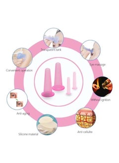 ماركة غير محددة طقم أكواب تدليك الوجه من 4 قطع  - Image 5