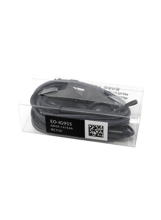 سامسونج سماعة أذن دون استخدام اليدين بميكروفون لهاتف سامسونج جالاكسي S8/S8 بلس أسود - Image 2