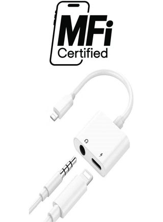 Lightning Headphone Adaptor For Apple iPhone 8/8 Plus/7/7 Plus/X/10/iPad/iPod White/Grey - pnsku/N23451945A/45/_/1738266384/4e71cff1-5439-4950-9fa4-0df295dd5753