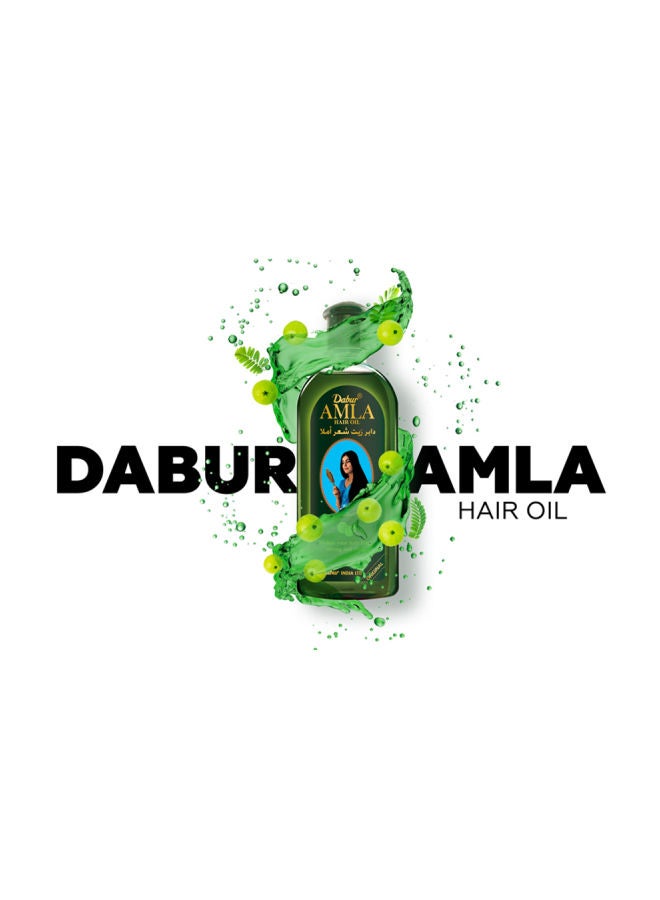 Dabur - Amla Hair Oil 270 ml | with Pure Amla Natural Extracts | Promotes Nourishment & Regrowth | For Long, Strong, & Dark Hair 270.0ml - Image 1