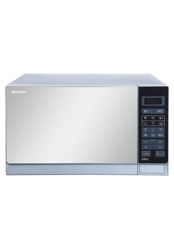 شارب فرن ميكروويف مزود بقفل أمان للأطفال 25 L 900 W R-75MT(S) أسود/ فضي - Image 1