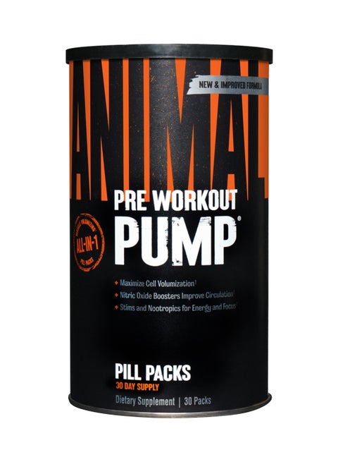 Universal Nutrition Animal Pump, 30 Packs