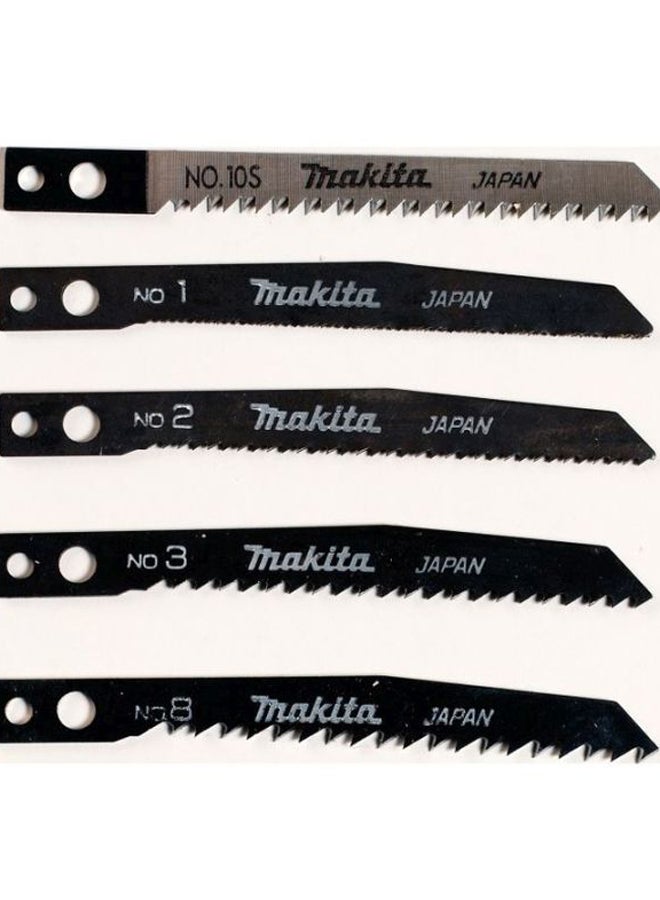 Makita - JIG SAW BLADE SET Black/Silver 0.12x3.35x6.69inch - Image 1