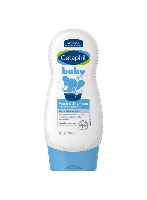 Baby Wash And Shampoo With Natural Calendula