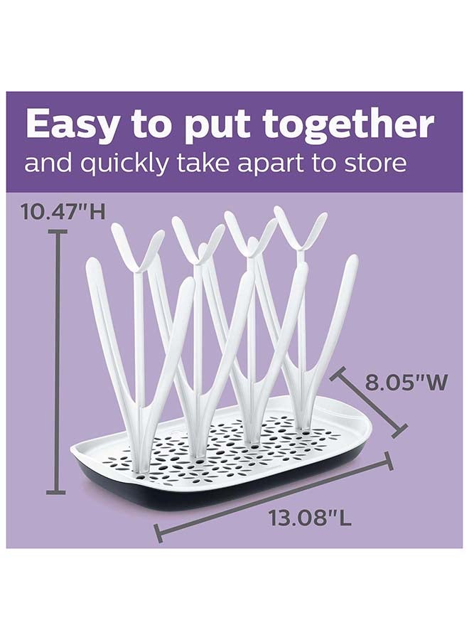 Philips Avent Feeding Bottle Drying Rack - White, SCF149/00