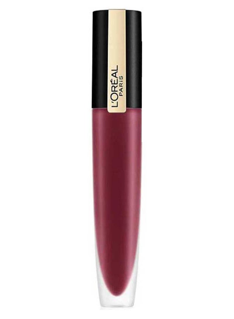 لوريال باريس أحمر الشفاه السائل روج سيجنيتشر بنمط غير لامع آي إنجوي - Image 1