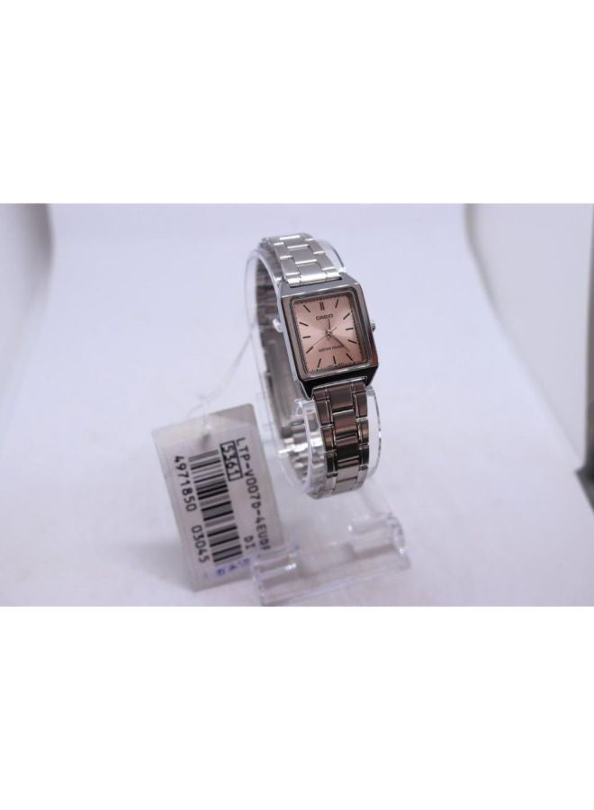 CASIO Women's Dress Analog Watch LTP-V007D-4EUDF - 31 mm - Silver - Image 5