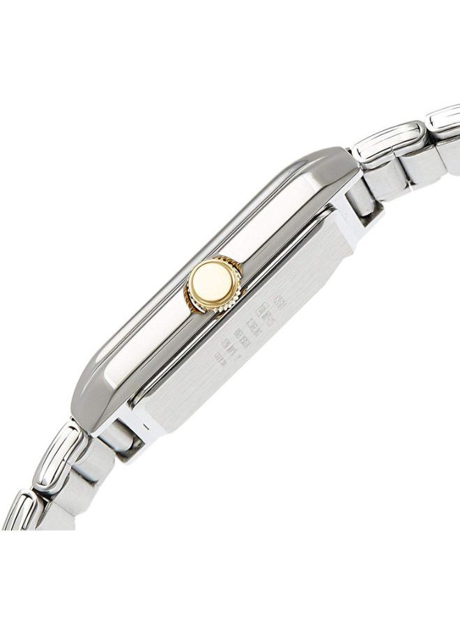 CASIO Women's Analog Dress Watch-LTP-1235SG-7ADF - 21 mm - Silver/Gold - Image 3