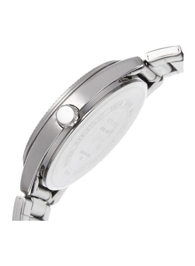 كاسيو ساعة يد بعقارب وسوار من الإستانلس ستيل طراز MTP-1302D-7A1VDF - مقاس 44 مم - لون فضي للرجال - Image 4