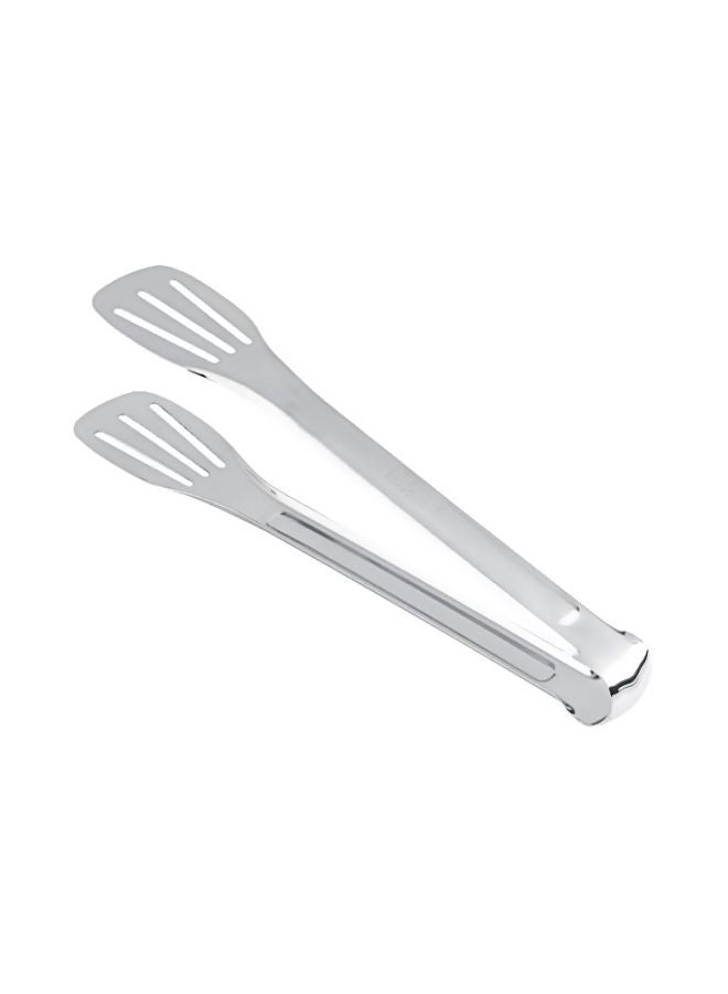 ملقط للطعام من الستانلس ستيل فضي - Image 1