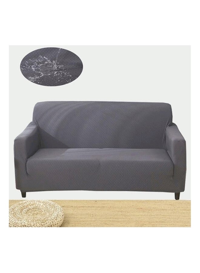 Three Seater Sofa Cover Grey - Image 4