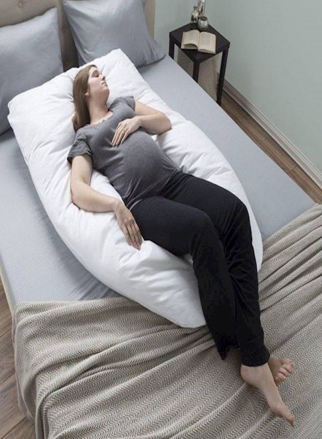 Cotton Maternity Pillow Cotton White 120x80cm  - Image 5