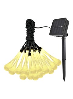 30 LED Solar Outdoor String Lights Yellow