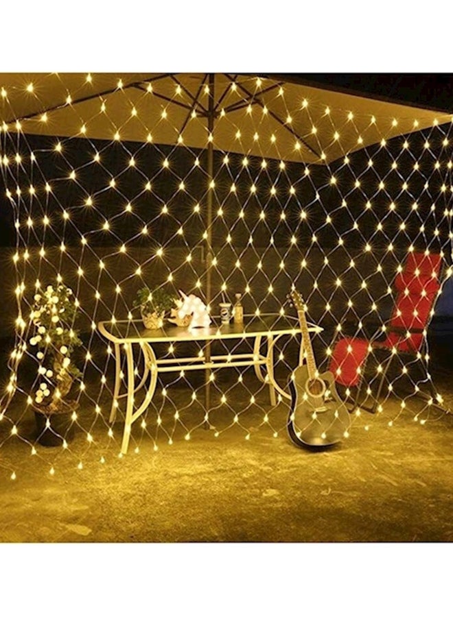 Generic - LED String Lights Yellow 1.5x1.5meter - Image 1