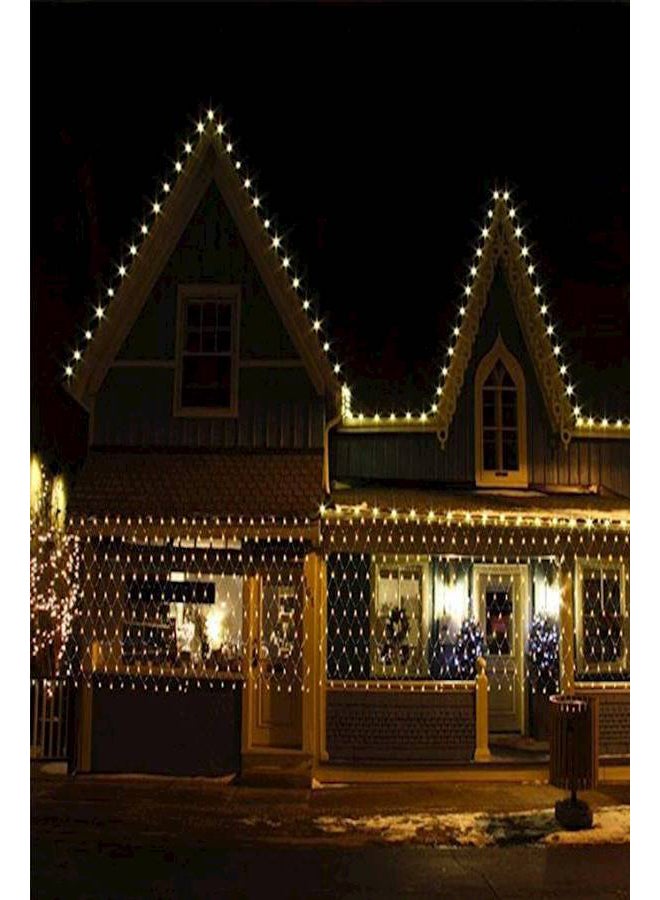 Generic - LED String Lights Yellow 1.5x1.5meter - Image 1