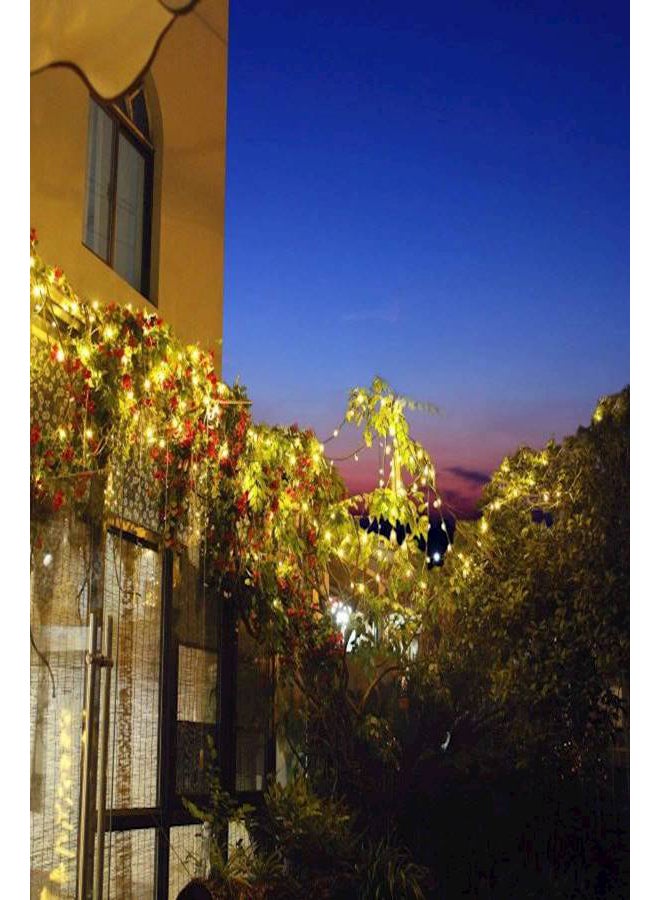 Solar Powered Decorative LED Lights Yellow - Image 5