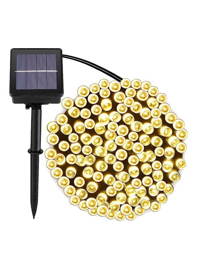 Solar Powered Decorative LED Lights Yellow - Image 1