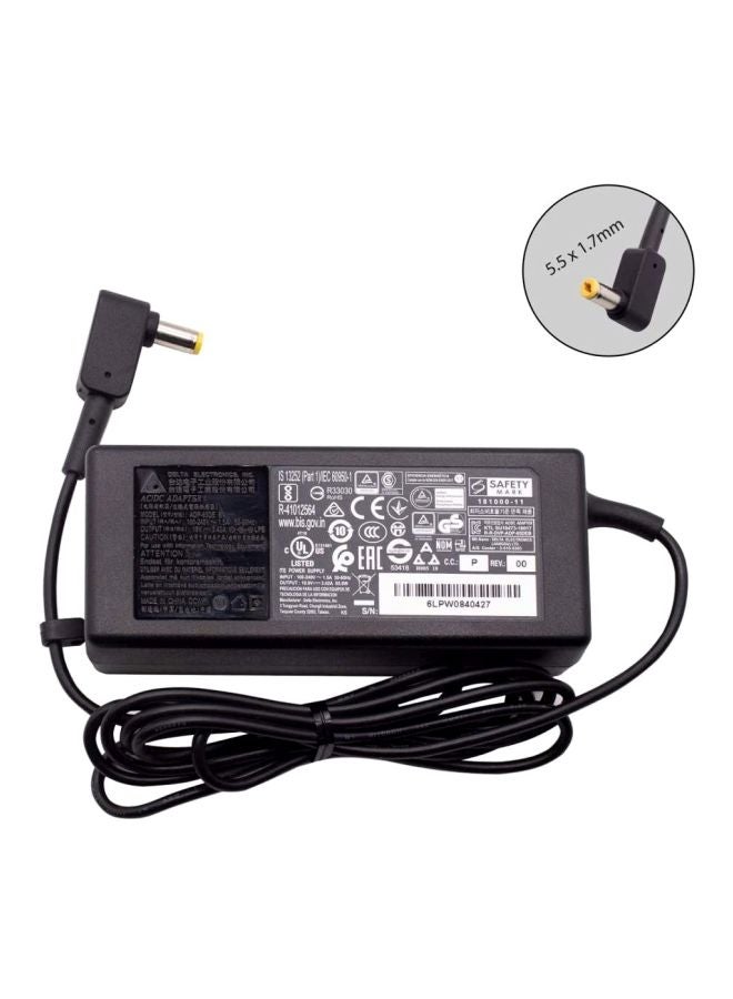 Acer Laptop Charging Adapter For Acer Aspire S3 Black - Image 2
