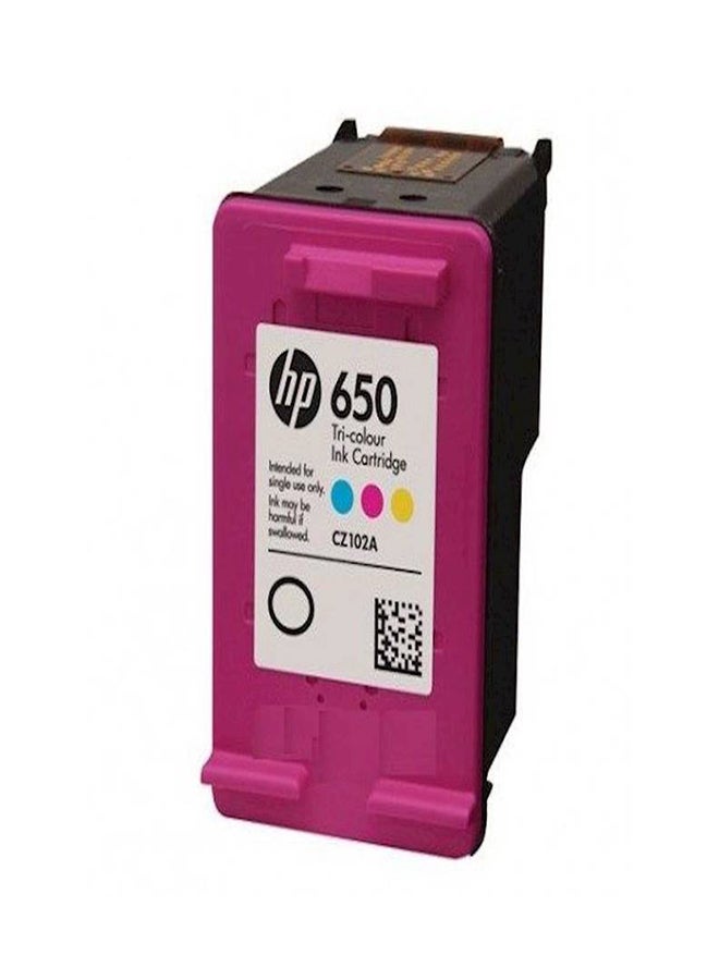 HP CZ101AK 650 Black Ink Cartridges, 2 Pieces and  CZ102AK 650 Tri Color Ink Cartridge Multi Colour  - Image 4