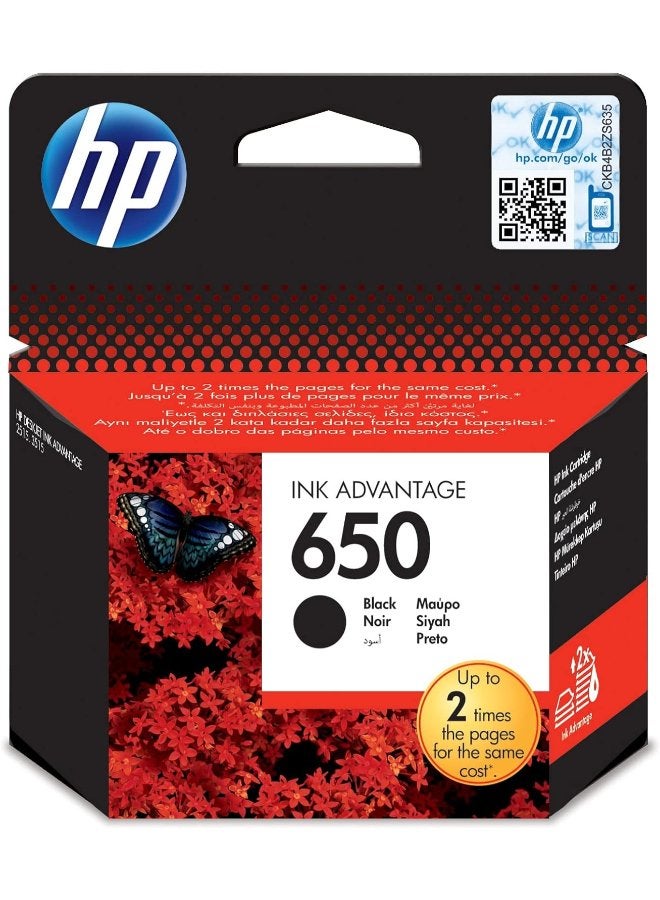 HP Ink 650 Black - Image 1