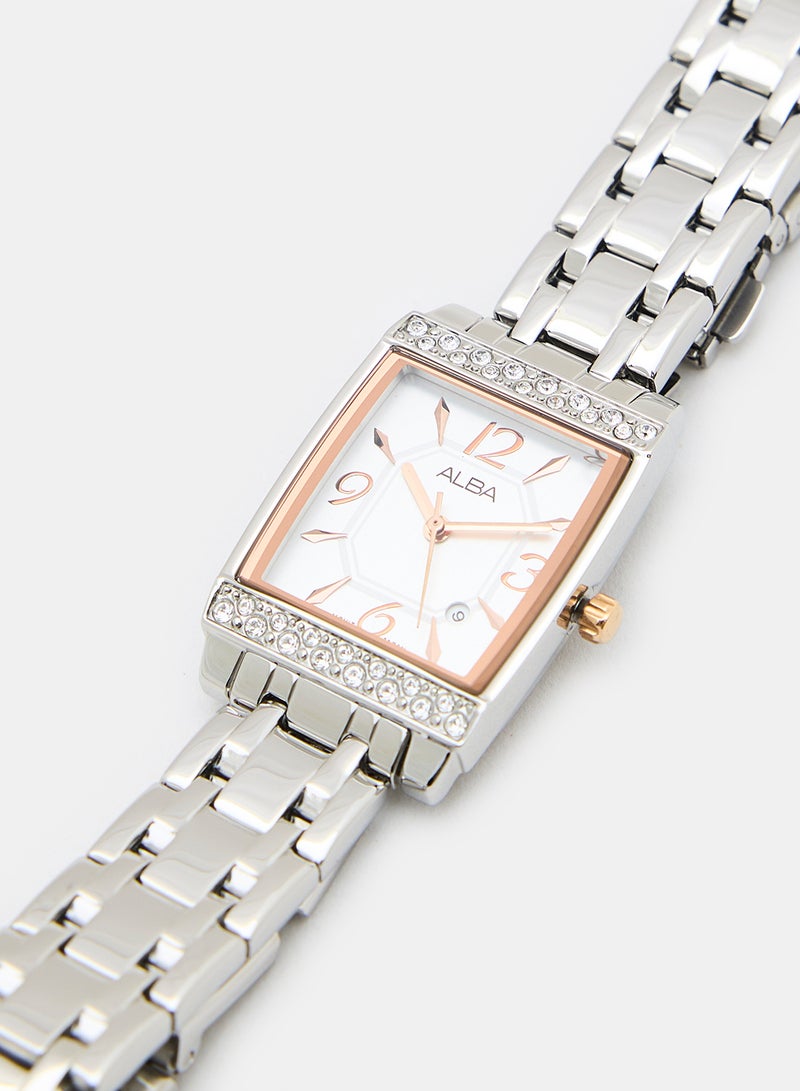 Alba Women's Stainless Steel Analog Quartz Wrist Watch AH7H51X  - Image 3