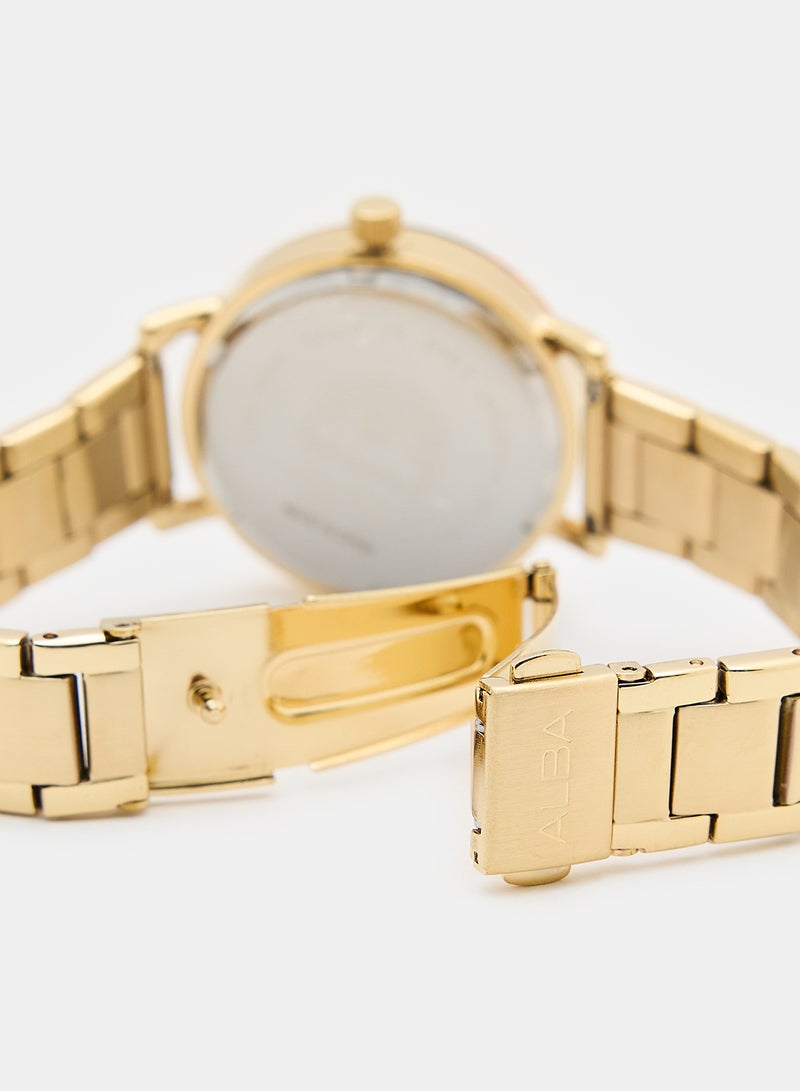 Alba Women's Stainless Steel Analog Quartz Wrist Watch AH7P34X - Image 4