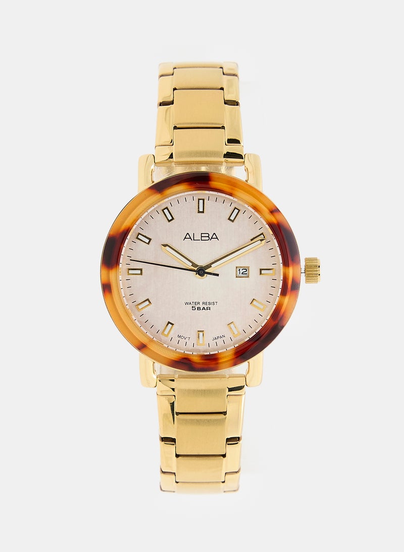Alba Women's Stainless Steel Analog Quartz Wrist Watch AH7P34X - Image 1