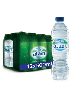Al Ain Bottled Water 500ml Pack of 12  - Image 1