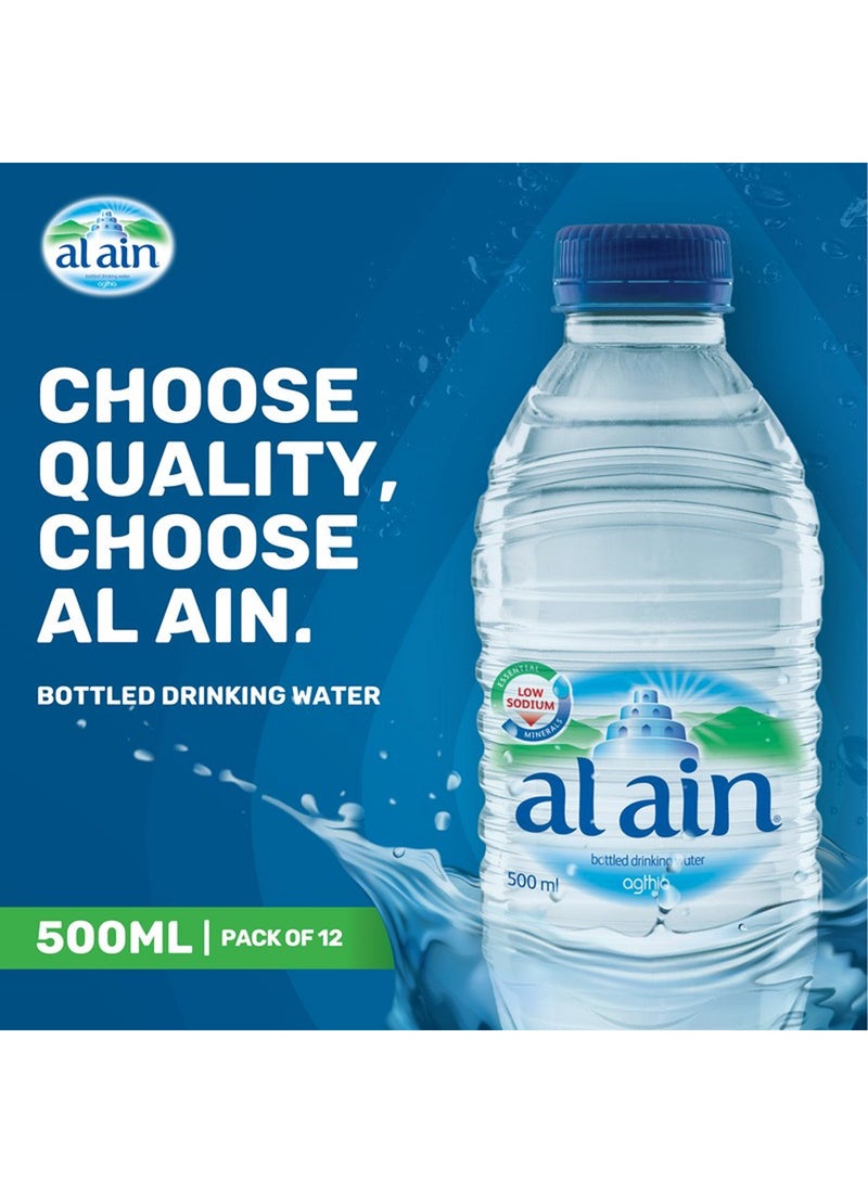 Al Ain - Bottled Water 500ml Pack of 12 - Image 1