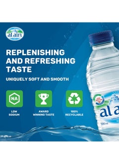 Al Ain Bottled Water 500ml Pack of 12  - Image 3