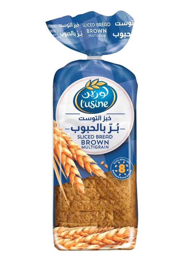 لوزين - خبز بني مقطع إلى شرائح بالحبوب المتعددة 600جرام - Image 1