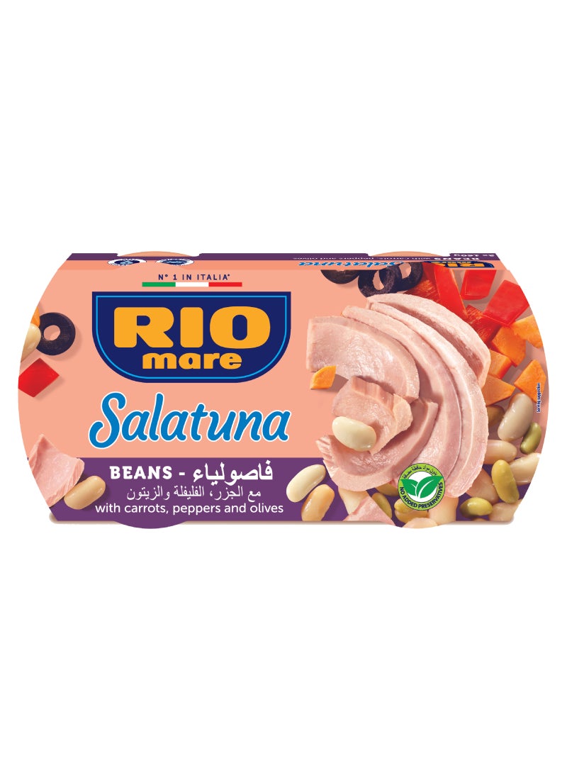 Rio Mare Salatuna Beans 160grams Pack of 2 - Image 1